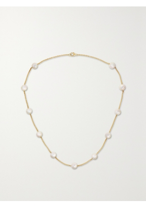 Mikimoto - 18-karat Gold Pearl Necklace - White - One size