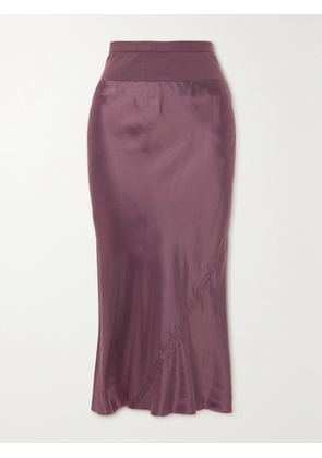Rick Owens - Satin Midi Skirt - Purple - IT38,IT40,IT42,IT44,IT46,IT48