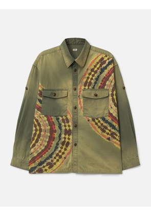 Tie-Dye Military Shirt