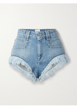 Marant Étoile - Eneidao Frayed Denim Shorts - Blue - FR 32,FR 34,FR 36,FR 38,FR 40,FR 42,FR 44