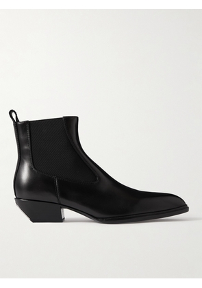 ALEXANDER WANG - Slick Leather Ankle Boots - Black - IT35,IT35.5,IT36,IT36.5,IT37,IT37.5,IT38,IT38.5,IT39,IT39.5,IT40,IT40.5,IT41