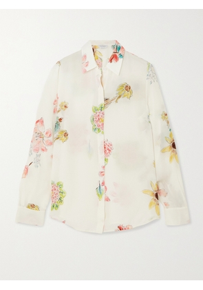 Gabriela Hearst - Henri Floral-print Silk-chiffon Shirt - Ivory - IT36,IT38,IT40,IT42,IT44,IT46,IT48