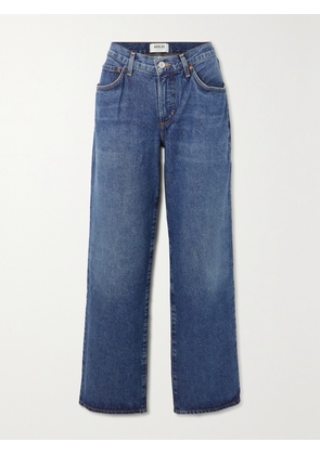 AGOLDE - + Net Sustain Fusion Low-rise Organic Straight-leg Jeans - Blue - 23,24,25,26,27,28,29,30,31,32