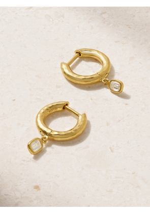 Octavia Elizabeth - + Net Sustain Micro Gabby 18-karat Recycled Gold Diamond Hoop Earrings - One size