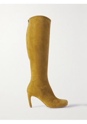 Dries Van Noten - Suede Knee Boots - Yellow - IT37,IT38,IT38.5,IT39,IT39.5,IT40,IT41