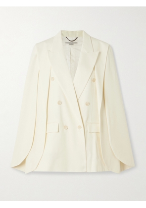 Stella McCartney - Cape-effect Wool-blend Twill Blazer - Cream - IT36,IT38,IT40,IT42,IT44,IT46