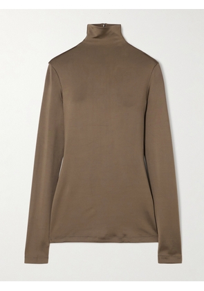 TOVE - Noor Stretch-jersey Turtleneck Top - Green - FR 34,FR 36,FR 38,FR 40,FR 42