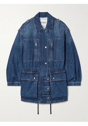 Marant Étoile - Joanna Paneled Denim Jacket - Blue - FR 34,FR 36,FR 38,FR 40,FR 42