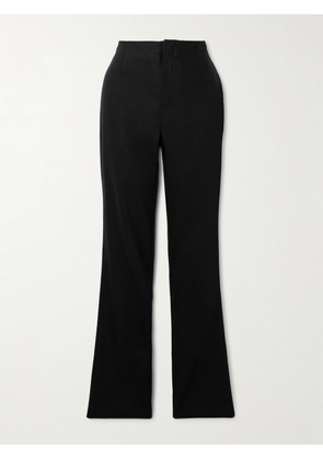 The Frankie Shop - Morrison Pleated Wool-blend Straight-leg Pants - Black - x small,small,medium,large,x large