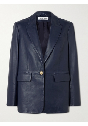 Veronica Beard - Vega Leather Blazer - Blue - US0,US2,US4,US6,US8,US10,US12