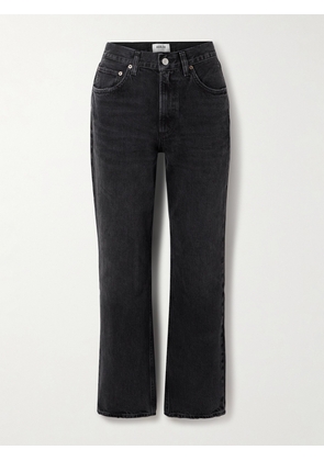 AGOLDE - Valen Mid-rise Straight-leg Organic Jeans - Black - 23,24,25,26,27,28,29,30,31,32