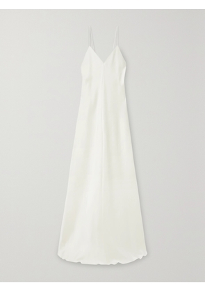 The Row - Guinevere Silk-satin Gown - White - x small,small,medium,large,x large