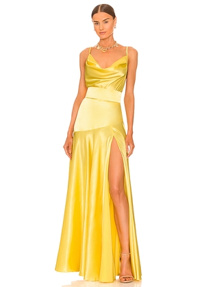 Bronx and Banco x REVOLVE Maxi Dress in Yellow. Size L. Also in M.