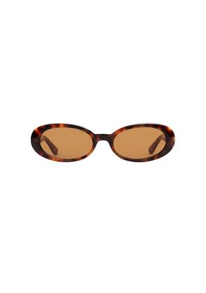 DMY Studios Valentina Sunglasses in Brown.