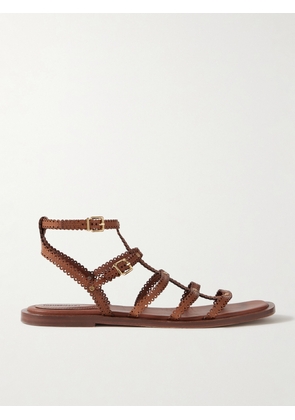 Zimmermann - Goldie Leather Sandals - Brown - FR36,FR37,FR38,FR39,FR40,FR41