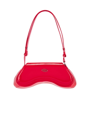 Diesel Play Crossbody Bag in Red.