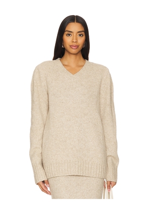 EAVES Amaya Knit Sweater in Ivory. Size M. Also in S.