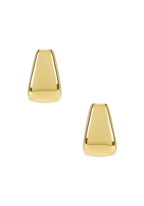 Cendre Yvette Earrings in Metallic Gold.