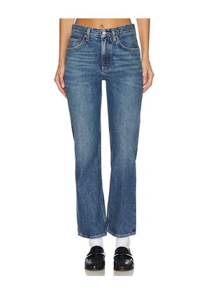AGOLDE Valen Mid Rise Vintage Straight Jeans in Denim-Medium. Size 25. Also in 28.