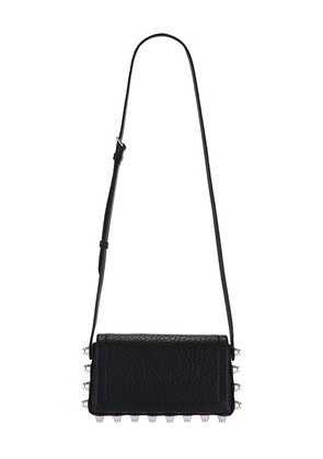 Alexander Wang Roz Wallet Crossbody in Black.