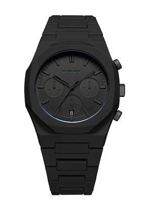 D1 Milano Polychrono 40.5mm Watch in Black.