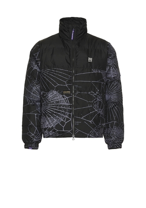 Deva States Stimulants Puffer Jacket in Black. Size L. Also in S.