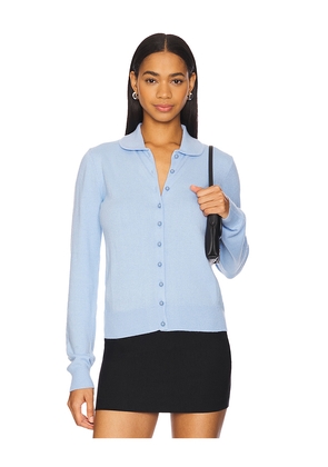 GUIZIO Delphine Cardigan in Baby Blue. Size L. Also in M.