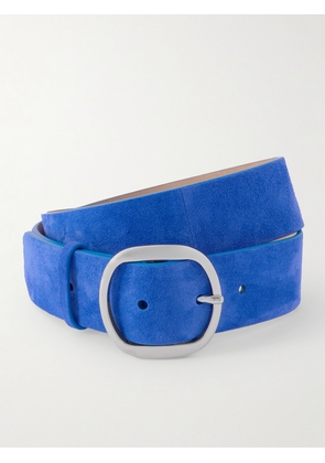 Gabriela Hearst - Elster Suede Belt - Blue - x small,small,medium,large,x large