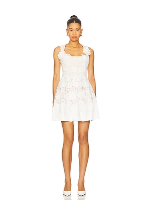 ELLIATT Margot Mini Dress in White. Size L. Also in S, M.