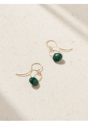 Melissa Joy Manning - 14-karat Recycled Gold Malachite Earrings - One size