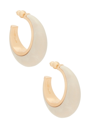 Cult Gaia Mona Earring in Metallic Gold.