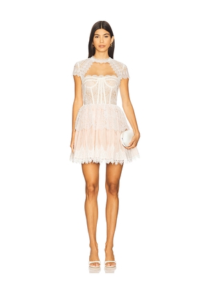 Bronx and Banco Daphne Mini Dress in Ivory. Size L. Also in S.