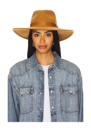 Brixton Eleanor Felt Packable Hat in Brown. Size M. Also in XS.