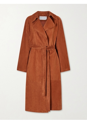 Gabriela Hearst - Lyra Belted Suede Coat - Brown - x small,small,medium