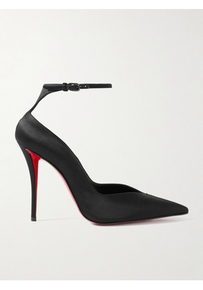 Christian Louboutin - Erozee 100 Satin Pumps - Black - IT35,IT36,IT36.5,IT37,IT37.5,IT38,IT38.5,IT39,IT39.5,IT40,IT40.5,IT41,IT41.5,IT42