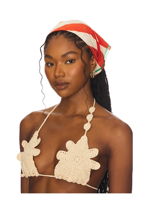 BEMBIEN Plage Scarf in Red.