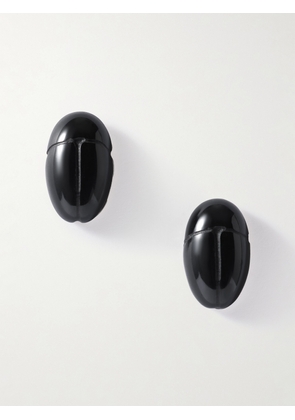 Sophie Buhai - Scarab Silver Onyx Earrings - Black - One size