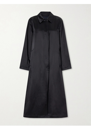 Dries Van Noten - Cotton-blend Satin Coat - Black - FR 34,FR 36,FR 38,FR 40,FR 42,FR 44