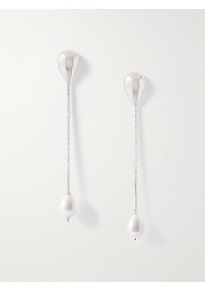 Loren Stewart - Remier Sterling Silver Pearl Earrings - One size