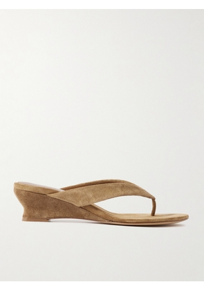 Le Monde Béryl - Suede Wedge Sandals - Brown - IT35,IT36,IT36.5,IT37,IT37.5,IT38,IT38.5,IT39,IT39.5,IT40,IT40.5,IT41,IT42