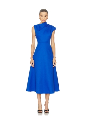 ELLIATT Rafaela Midi Dress in Blue. Size L. Also in XS, XL.