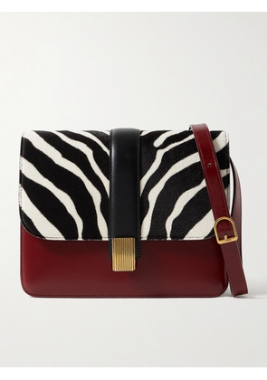 KHAITE - Blake Zebra-print Calf Hair And Leather Shoulder Bag - Animal print - One size