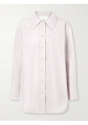 Co - Cotton-poplin Shirt - Purple - x small,small,medium,large,x large