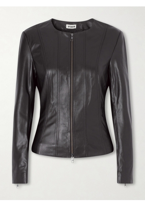 STAUD - Leather Jacket - Black - x small,small,medium,large,x large