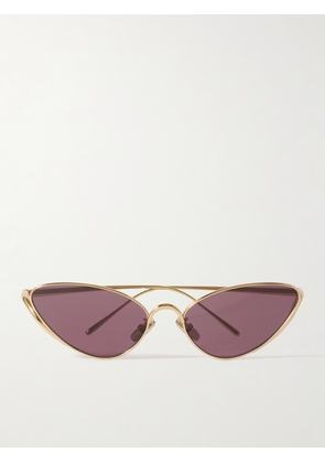 Loewe - Cat-eye Gold-tone Sunglasses - One size