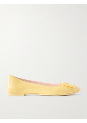 Roger Vivier - Gommettine Patent-leather Ballet Flats - Yellow - IT36,IT36.5,IT37,IT37.5,IT38,IT38.5,IT39,IT39.5,IT40,IT40.5,IT41,IT41.5,IT42