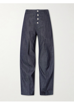 Cecilie Bahnsen - Cbcarmela High-rise Wide-leg Jeans - Blue - UK 4,UK 6,UK 8,UK 10,UK 12,UK 14