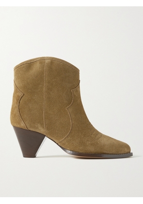 Isabel Marant - Darizo Suede Ankle Boots - Brown - FR35,FR36,FR37,FR38,FR39,FR40,FR41