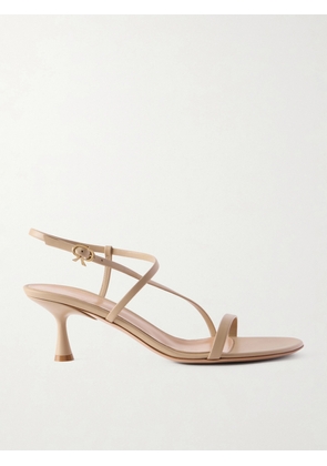 Gianvito Rossi - Ascent 55 Leather Sandals - Neutrals - IT35,IT36,IT36.5,IT37,IT37.5,IT38,IT38.5,IT39,IT39.5,IT40,IT40.5,IT41,IT41.5,IT42