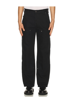 Dickies Double Knee Canvas Carpenter Pant in Black. Size 32x32. Also in 34x32.